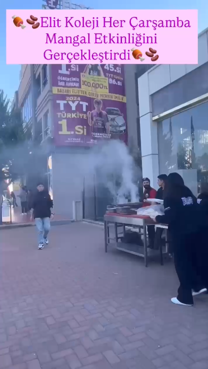 ELİT KOLEJİ HER ÇARŞAMBA MANGAL ETKİNLİĞİNDE
